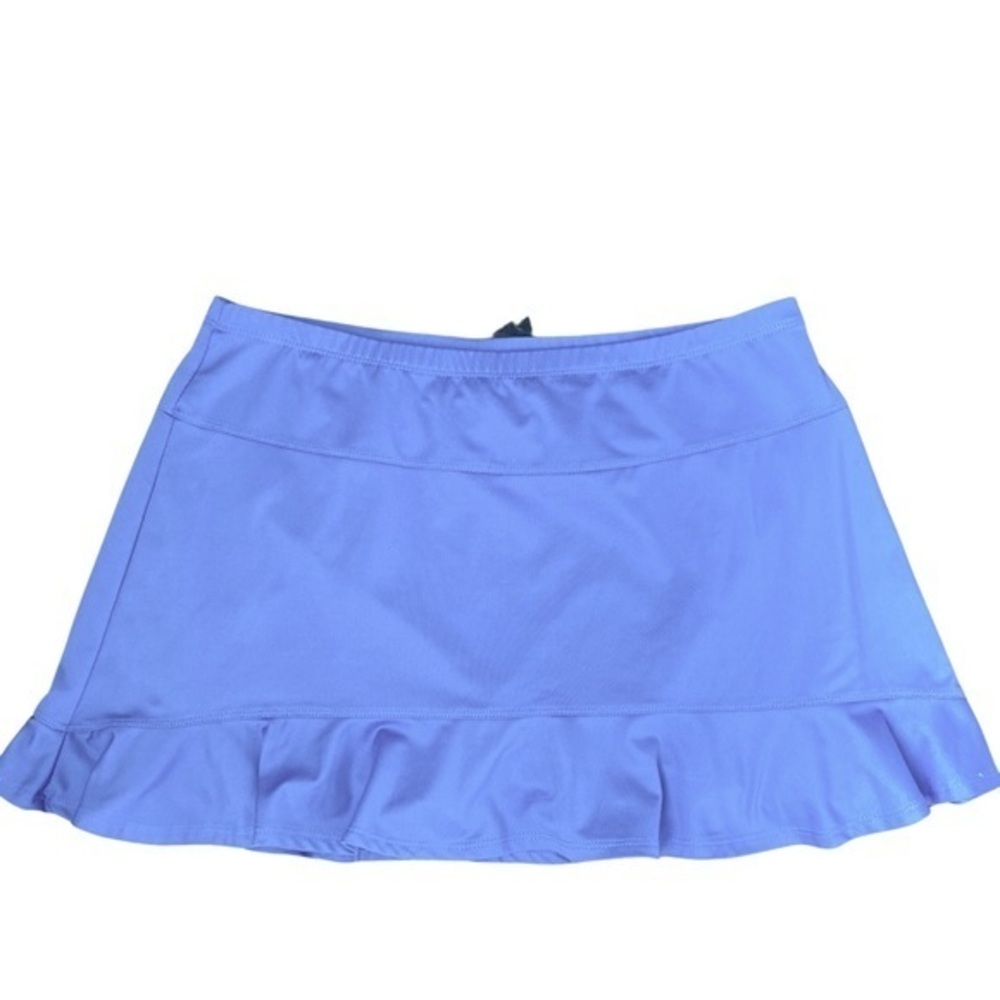 Tail Cornflower Blue Flounce Skort - M cornflower blue , polyester spandex